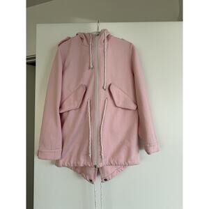 Joyrich Hoodie Sweatshirt Coat Size S Pink